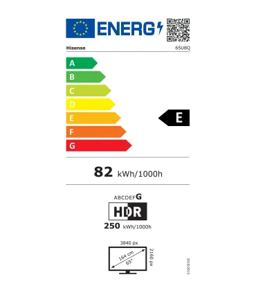 Hisense 65U8Q 65" 4K UHD Mini‑LED – TV 4K HDR, Quantum Dot, 120Hz | Meilleur Prix & Avis