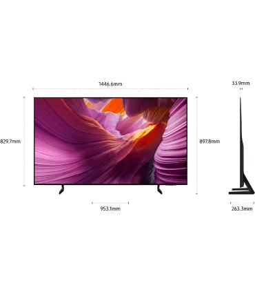 Samsung TQ65S85F 65" OLED 4K UHD – TV Ultra-Fin, Dolby Atmos, HDR10+ | Meilleur Prix & Livraison Rapide
