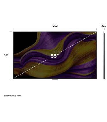 LG OLED55G54LW 55" 4K UHD OLED – TV Gallery Design, Dolby Vision, 120 Hz, HDMI 2.1 | Prix, Avis & Achat