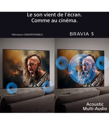 Sony Bravia 5 K65XR55B 65" 4K UHD MiniLED – TV 120 Hz, Google TV, Dolby Vision/Atmos | Prix et Avis