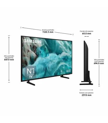 Samsung TQ50Q7F 50" QLED 4K UHD – TV Smart HDR10+, 100% Color Volume, Design fin | Prix & Achat en ligne