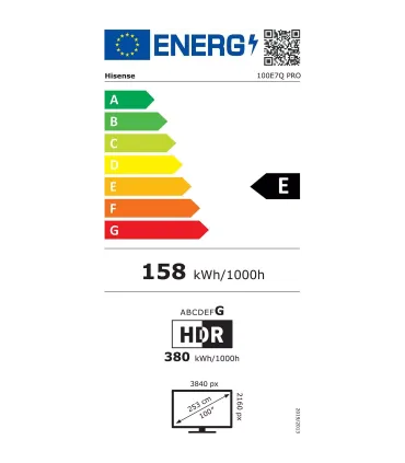 Hisense 100E7Q Pro 100" – TV 4K UHD QLED | 120Hz, Dolby Vision & Atmos | Smart TV – Prix, Avis & Achat en Ligne