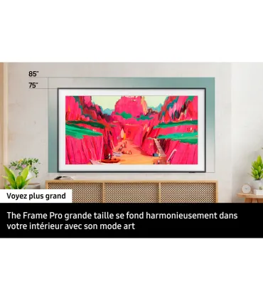 Samsung The Frame Pro 2025 75" (TQ75LS03F) – TV 4K UHD Neo QLED | Mode Art, Design Ultra‑fin, Smart TV, HDR, HDMI 2.1 | Prix et