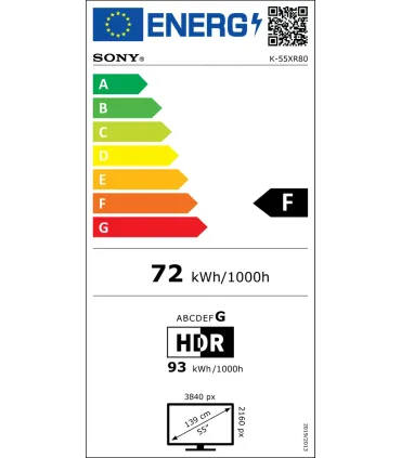 Sony Bravia 8A K55XR8APAEP 55" OLED 4K UHD – TV HDR Google TV | Meilleur prix, livraison rapide