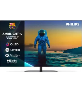 Philips Ambilight 55OLED820 55" 4K UHD OLED – TV OLED 4K HDR, Ambilight 3 côtés, Dolby Vision/Atmos | Prix, Avis & Livraison rap