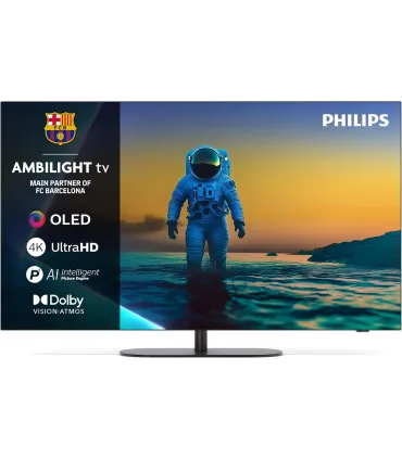 Philips Ambilight 55OLED820 55" 4K UHD OLED – TV OLED 4K HDR, Ambilight 3 côtés, Dolby Vision/Atmos | Prix, Avis & Livraison rap