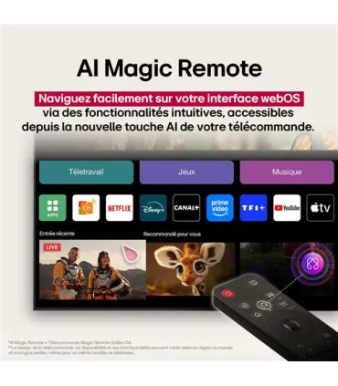 LG 43NANO81A6A 43" 4K UHD NanoCell – Smart TV 4K HDR10, webOS, Assistant vocal | Prix et Avis