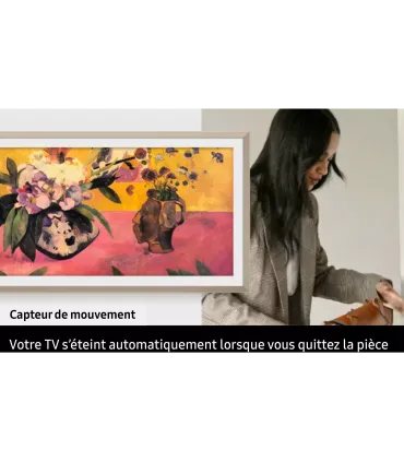 Samsung The Frame 2025 TQ50LS03F 50" – TV 4K UHD QLED | Mode Art, Design Cadre, Smart TV | Meilleur Prix & Livraison Rapide