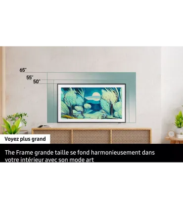 Samsung The Frame 2025 TQ50LS03F 50" – TV 4K UHD QLED | Mode Art, Design Cadre, Smart TV | Meilleur Prix & Livraison Rapide