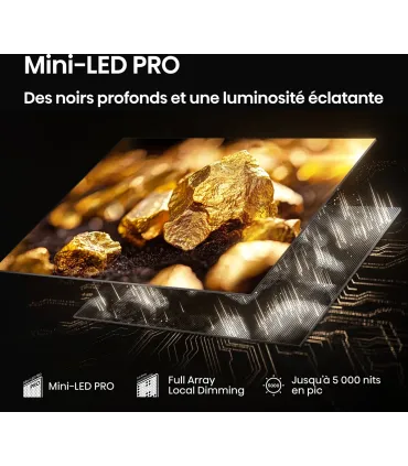 Hisense 75U8Q 75" 4K UHD MiniLED – TV QLED Mini‑LED, Dolby Vision & 120Hz | Prix, Avis & Achat en Ligne