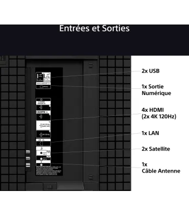 Sony Bravia 8 K77XR80 77" 4K UHD OLED – TV OLED 4K HDR | Google TV, Dolby Vision/Atmos | Meilleur prix et livraison rapide