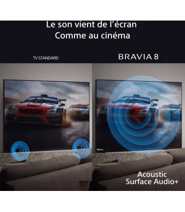 Sony Bravia 8 K77XR80 77" 4K UHD OLED – TV OLED 4K HDR | Google TV, Dolby Vision/Atmos | Meilleur prix et livraison rapide
