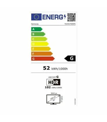 Samsung TU43U7005F 43" 4K UHD LED – Smart TV HDR, Tizen, Wi‑Fi | Prix, Avis & Achat en Ligne