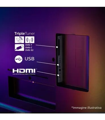 Philips 43PUS7810 43" 4K UHD QLED – Smart TV | HDR, Ambilight, Dolby Vision/Atmos | Meilleur prix