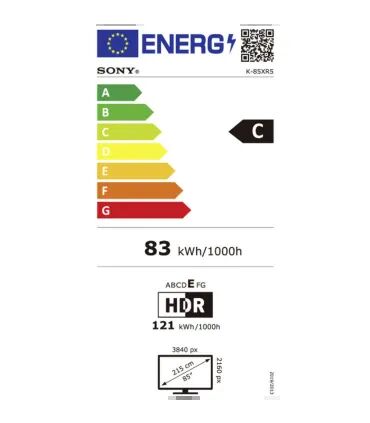 Sony Bravia 5 K85XR55BP 85" 4K UHD Mini LED | TV haut de gamme, contraste XXL, Google TV | Meilleur prix et livraison rapide