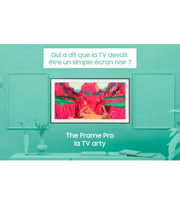 Samsung The Frame Pro 202 65" 4K Neo QLED (TQ65LS03F) – TV Design Cadre, Art Mode, Quantum HDR – Meilleur Prix