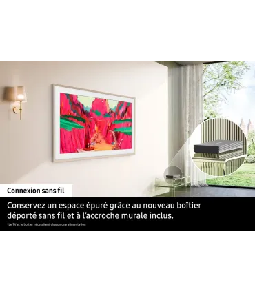 Samsung The Frame Pro 202 65" 4K Neo QLED (TQ65LS03F) – TV Design Cadre, Art Mode, Quantum HDR – Meilleur Prix