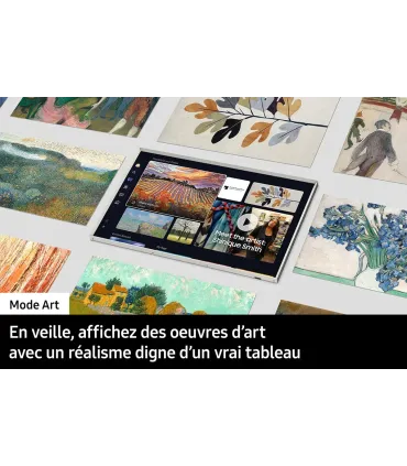 Samsung The Frame Pro 202 65" 4K Neo QLED (TQ65LS03F) – TV Design Cadre, Art Mode, Quantum HDR – Meilleur Prix