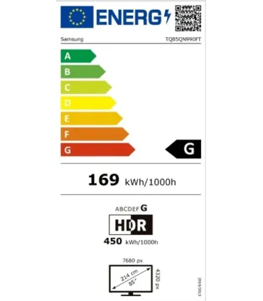 Samsung TQ85QN990F 85" 8K Neo QLED TV – UHD 8K, Neo Quantum Matrix, HDR, Smart TV | Prix, Avis & Livraison rapide
