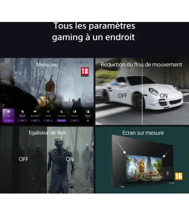 Sony Bravia 9 K85XR90PAEP 85" | TV 4K UHD QLED | HDR, Google TV, Dolby Vision-Atmos | Meilleur Prix