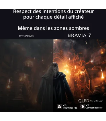 Sony Bravia 7 K85XR70 85" 4K UHD Mini LED TV – XR Processor, Google TV, HDR, 120Hz | Prix & Avis