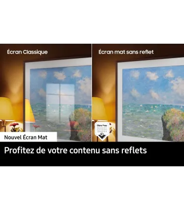 Samsung The Frame 2024 50" (TQ50LS03F) – TV 4K UHD QLED | Mode Art, Quantum HDR, Design Cadre | Prix et Livraison rapide