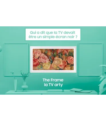 Samsung The Frame 2024 50" (TQ50LS03F) – TV 4K UHD QLED | Mode Art, Quantum HDR, Design Cadre | Prix et Livraison rapide