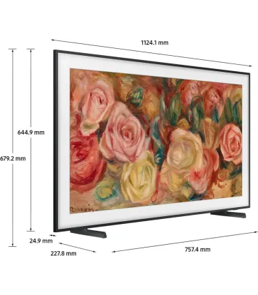 Samsung The Frame 2024 50" (TQ50LS03F) – TV 4K UHD QLED | Mode Art, Quantum HDR, Design Cadre | Prix et Livraison rapide
