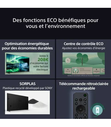 Sony Bravia 8 K55XR80PAEP 55" | TV 4K UHD OLED | HDR, Google TV, Dolby Vision & Atmos | Meilleur Prix