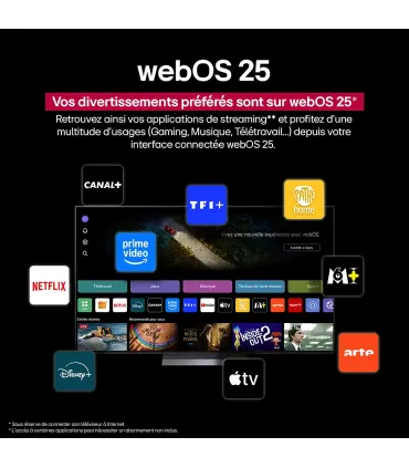 LG 65C54LA 65" OLED 4K UHD – TV OLED 65 pouces, Dolby Vision, HDMI 2.1, Smart TV | LG