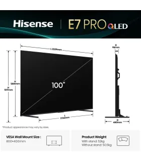 Hisense 100E7Q Pro 100" 4K UHD QLED