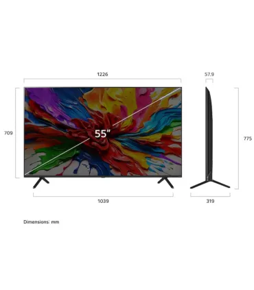 LG 55QNED92A6A 55" 4K UHD QNED – TV Mini LED, Dolby Vision/Atmos, Smart TV webOS | Prix, Avis & Achat en Ligne
