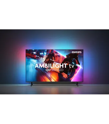 Philips Ambilight 65MLED920 65" QD‑OLED 4K UHD – TV haut de gamme | Ambilight 4 côtés, HDR10+, Dolby Vision, Gaming 120 Hz | Pri