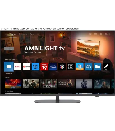 Philips Ambilight 43PUS9010 43" 4K UHD QLED – Smart TV, HDR10+, Dolby Vision, Titan OS | Prix & Avis France