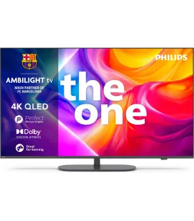 Philips Ambilight 65PUS9010 65" 4K UHD QLED – TV QLED 4K, Ambilight 3 côtés, Smart TV Titan OS HDR10+, Dolby Vision | Prix et Av