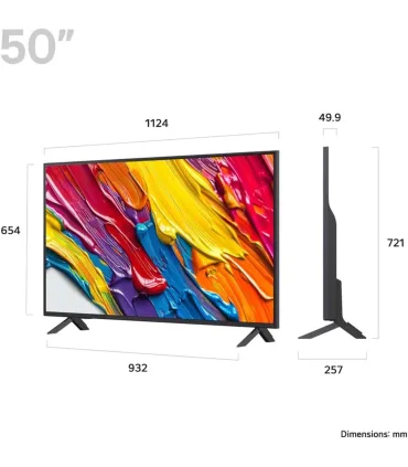 LG 50QNED82A6B 50" QNED 4K UHD – Smart TV HDR, AI Processor, Google/Apple TV | Prix & Avis