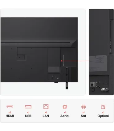 LG 50QNED82A6B 50" QNED 4K UHD – Smart TV HDR, AI Processor, Google/Apple TV | Prix & Avis