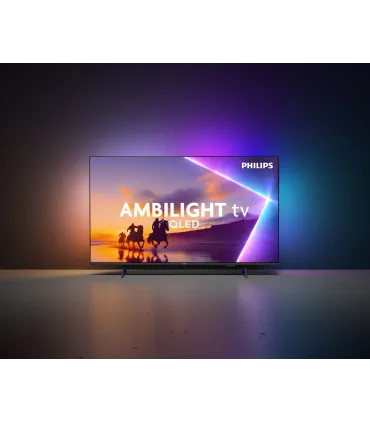 Philips Ambilight 55PUS8400 55" 4K UHD QLED – Smart TV, HDR10+, Dolby Atmos, Google TV | Prix & Avis