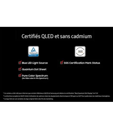 Samsung TQ43Q7F 43" QLED 4K UHD – TV Smart, Quantum HDR, Gaming 120 Hz | Prix, Avis & Promo