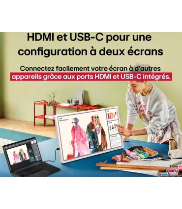 LG StanbyME 2 27LX6TDGA – Écran 27" QHD LED Multitouch | Portable, Batterie intégrée, AirPlay/Screen Share | Achat en ligne