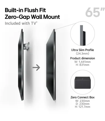 LG 65M59LA 65" OLED 4K UHD – TV Smart, HDR, Dolby Vision & Atmos | Meilleur prix, Livraison rapide