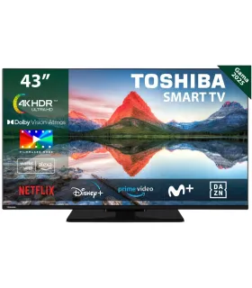 Toshiba 43QV3463DG 43" 4K UHD QLED – Smart TV, HDR10, Dolby Vision | Meilleur Prix & Avis