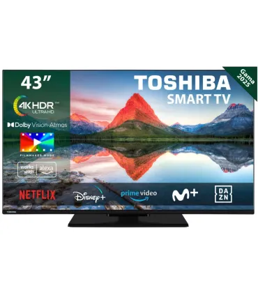 Toshiba 43QV3463DG 43" 4K UHD QLED – Smart TV, HDR10, Dolby Vision | Meilleur Prix & Avis
