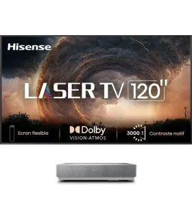 Laser TV 120" Hisense 120L5ND – Projecteur 4K UHD, HDR, Ultra Short Throw, 2700 Lumens | Prix, Avis & Achat en Ligne