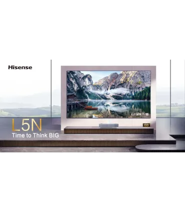 Laser TV 100" Hisense 100L5ND – 4K UHD, Ultra Short Throw, HDR10, Grand Écran à Domicile | Prix, Avis & Achat Online