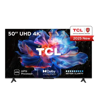 TCL V6C 50V6C 50" (127 cm) 4K Ultra HD Smart TV – Wi‑Fi, Métallique, 260 cd/m² | Prix et Avis France