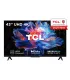 TCL V6C 43" 4K Ultra HD Smart TV (109,2 cm) – Wi‑Fi, Métal, 260 cd/m² | Prix & Avis
