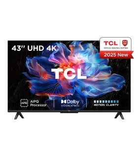 TCL V6C 43" 4K Ultra HD Smart TV (109,2 cm) – Wi‑Fi, Métal, 260 cd/m² | Prix & Avis