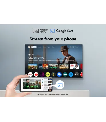 TCL V6C 55V6C 55" 4K Ultra HD Smart TV – Wifi, Métal, 270 cd/m² | Meilleur prix, livraison rapide