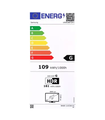 Samsung UE65U8072FU 65" 4K Ultra HD Smart TV – Wi‑Fi, Noir | Prix, Avis & Promo